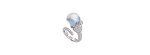 Anello Joyful in oro bianco diamanti e poire [ef750867]