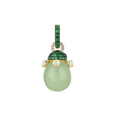 Ciondolo Joyful oro diamanti, tzavoriti e poire [855b42fd]