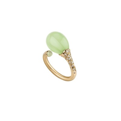 Anello Joyful in oro giallo diamanti e poire [5ed40ce2]