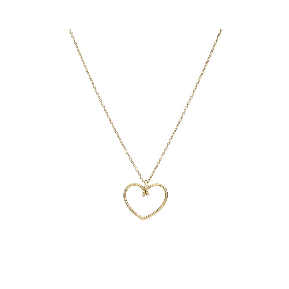 Collana cuore con nodo oro 18kt [145f998e]