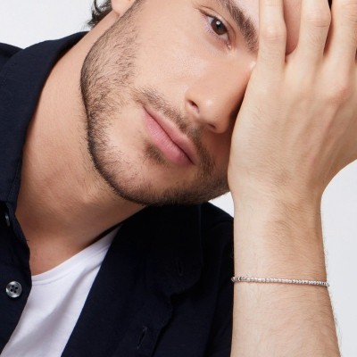 Bracciale Mini Granelli in Argento [da71e634]