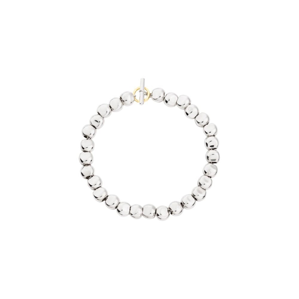 Bracciale Pepita in Argento + Brisè in Oro Giallo [540568d8]