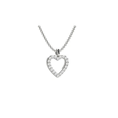 Pendente Cuore oro 18kt e diamanti [9bdd60ee]
