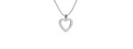 Pendente Cuore oro 18kt e diamanti [42fb23e3]