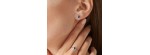 Orecchini oro bianco 18kt con zaffiri e diamanti [37a73c7e]