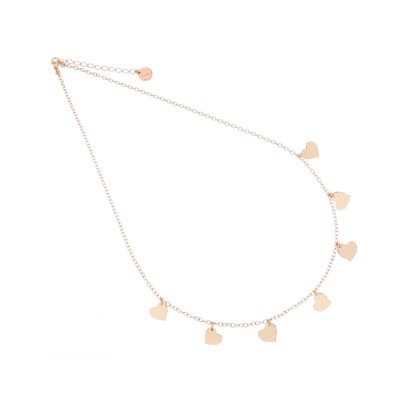 Collana Girocollo con Sette Cuori Pendenti [1d0cb1b7]