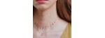 Girocollo oro rosa 18kt Tormalina rosa [3b5252fb]