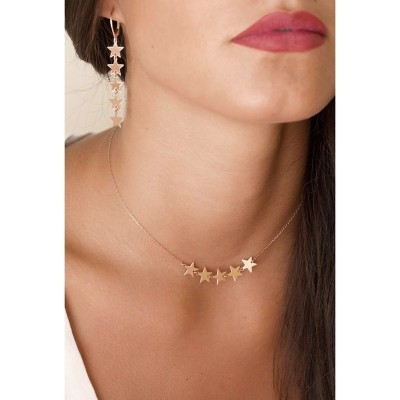 Girocollo 5 Stelle vicine con pallina [e7a146cf]