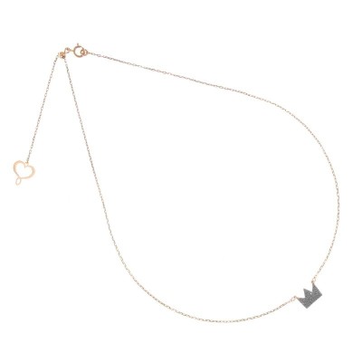Girocollo Aurum in oro rosa 18kt con corona [3b373a5e]