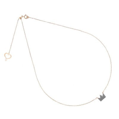 Girocollo Aurum in oro rosa 18kt con corona [3b373a5e]