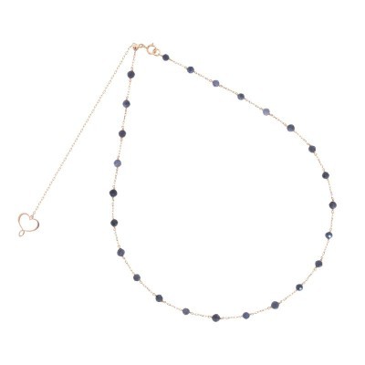 Girocollo Aurum oro 18kt Zaffiro [419feaab]