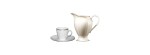 Set caffè 15 pezzi Duchessa filo platino [eb2b0e6b]