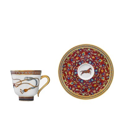 Tazza Caffè con Piattino Cheval D'Orient [686f5c26]