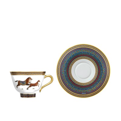 Tazza tè con piattino n° 6 Cheval d'Orient [0b6658fb]