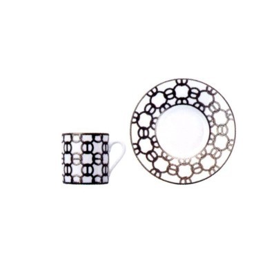Tazza caffè e piatto Fil D'argent [b576ad94]