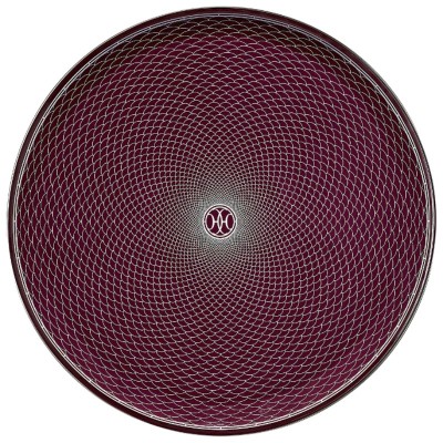 Vassoio Tondo Grande H Déco Rouge D44cm [3ec84b10]