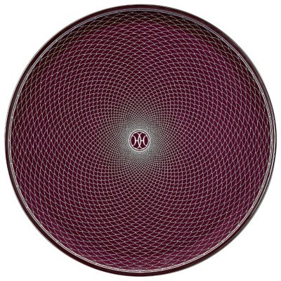 Vassoio Tondo Grande H Déco Rouge D44cm [3ec84b10]