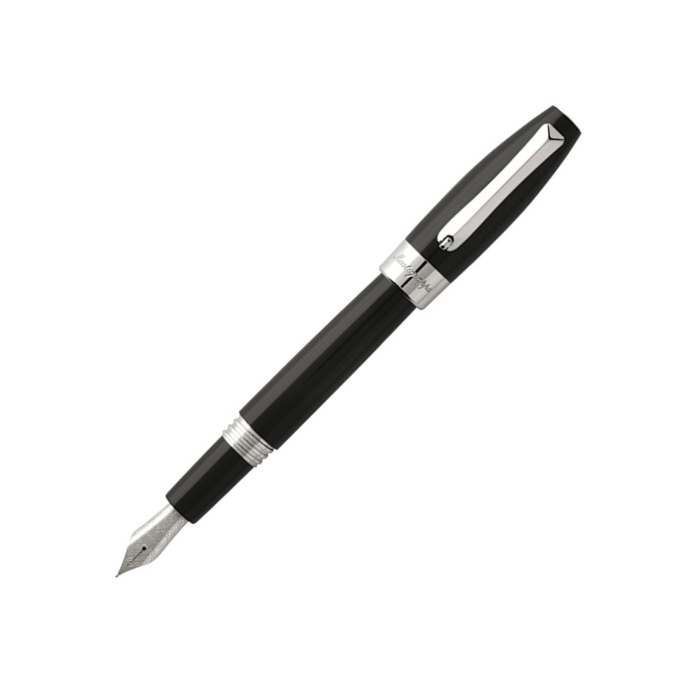 Penna Fortuna Stilografica, Acciaio, Media F/M/B [6033a34a]