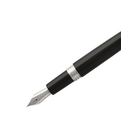 Penna Fortuna Stilografica, Acciaio, Media F/M/B [14e0db67]