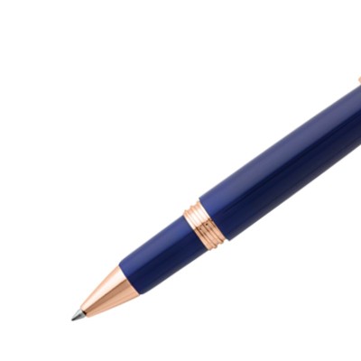 Penna Fortuna Blu Roller, PVD Oro Rosa [8beb0d91]