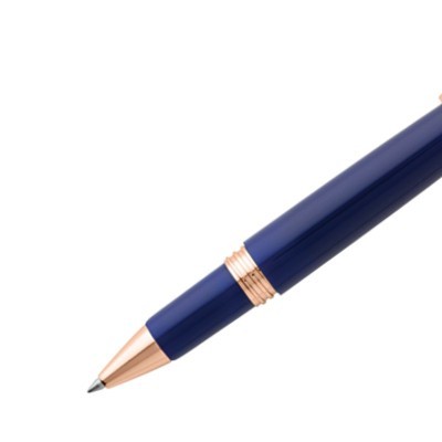 Penna Fortuna Blu Roller, PVD Oro Rosa [8beb0d91]