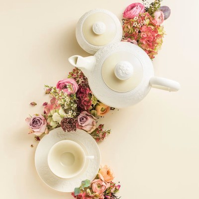 Set 15 pezzi caffè J.L. Coquet Georgia Avorio [257de91c]