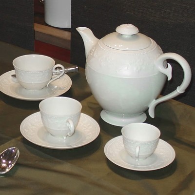 Set 15 pezzi caffè J.L. Coquet Georgia Avorio [4b466b15]