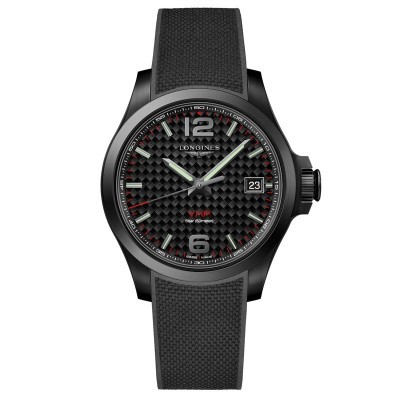 Orologio Conquest V.H.P. Carbon 41mm PVD Nero [e3a6cae0]