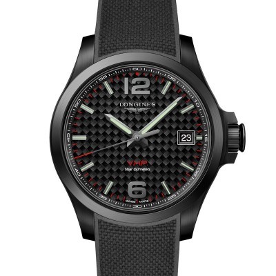 Orologio Conquest V.H.P. Carbon 41mm PVD Nero [e3a6cae0]
