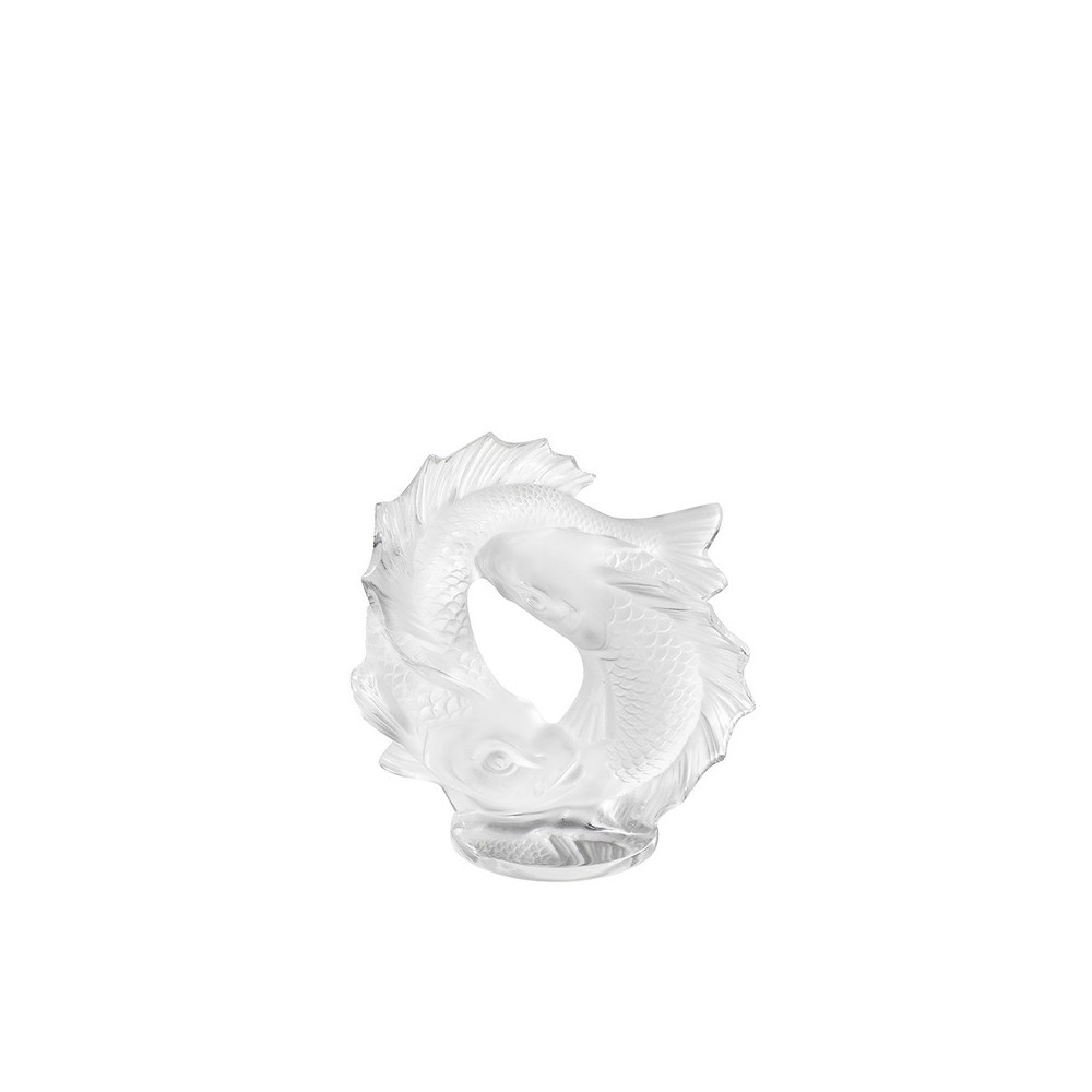 Scultura Piccola Doppio Pesce Lalique [4be39ff4]