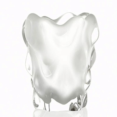 Vaso Lalique in Cristallo Ghiacciato [fe96c08c]