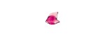 Pesce in Cristallo Fucsia [a5ac5a1d]
