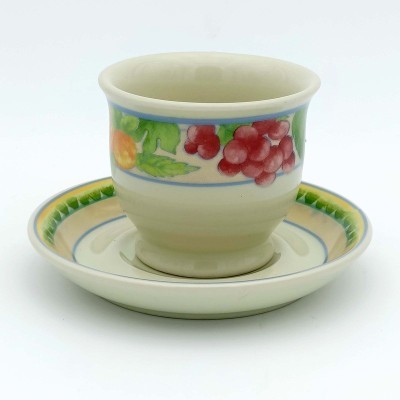 Set 6 tazze caffè con piattino Mancioli [f62e3590]
