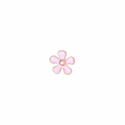 Orecchino singolo a lobo fiore coachella rosa [a6b5c489]