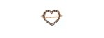 Anello a cuore filo diamanti oro 18kt [20f54f78]