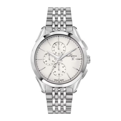 Orologio Roma 41mm Crono WhiteSilver [42d181c9]