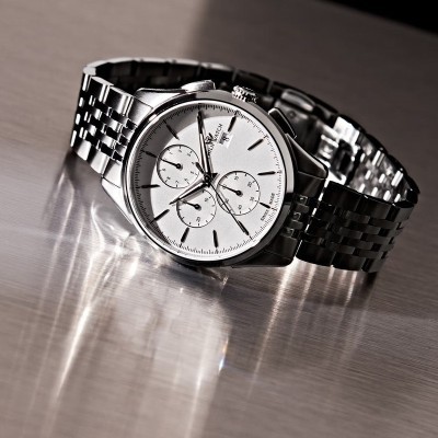 Orologio Roma 41mm Crono WhiteSilver [9bf7c2c4]