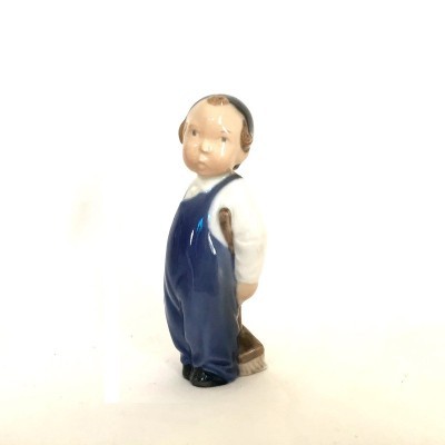 Statuina Bimbo con Scopa [dbf19d29]