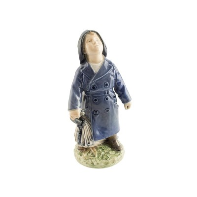 Statuina Bimbo con Ombrello [c91a4e2d]