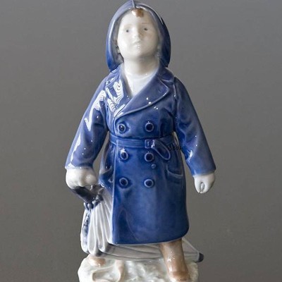 Statuina Bimbo con Ombrello [c91a4e2d]