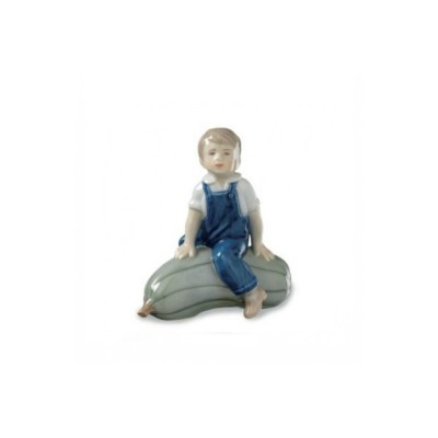 Statuina Bimbo con Zucca [6ce487e4]