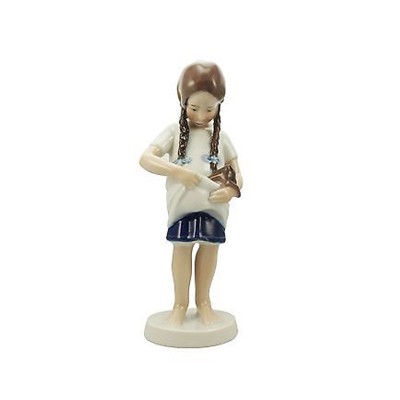 Bimba con gattino 17 cm Royal Copenhagen [926f3186]