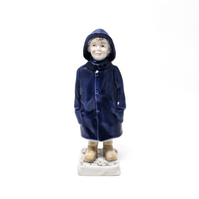 Statuina Bimbo con Impermeabile [ba798217]