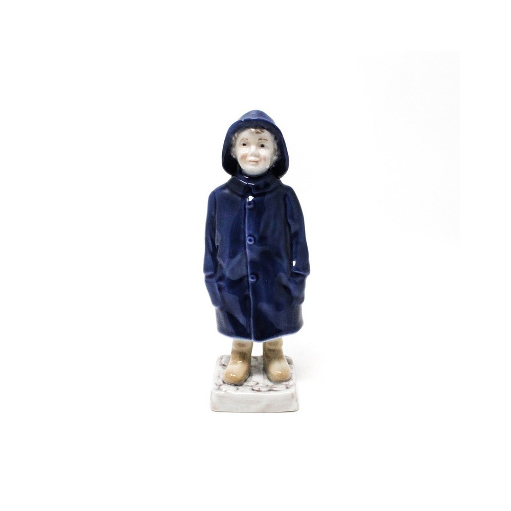 Statuina Bimbo con Impermeabile [ba798217]
