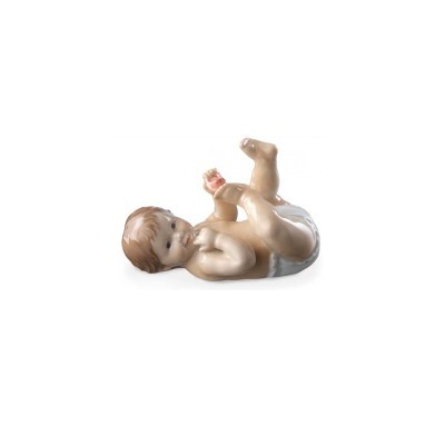 Statuina Neonata con ciuccio Royal Copenhagen [52f8013d]
