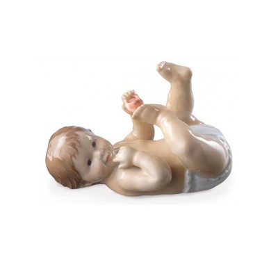 Statuina Neonata con ciuccio Royal Copenhagen [8bde4230]