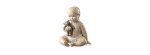 Statuina Neonato con Orsetto Royal Copenhagen [8587f333]