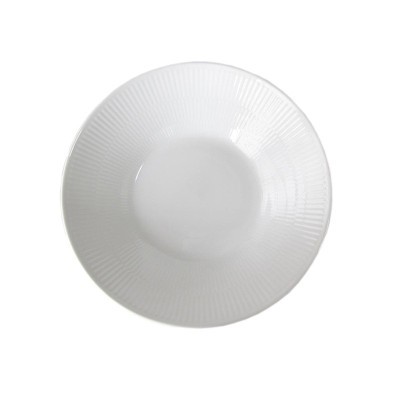 Piatto Fonto 24 cm White Plain [47eac08f]