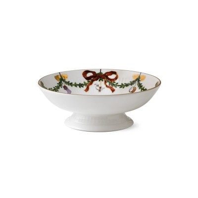 Alzata Star Fluted Christmas 18cm [8101810f]