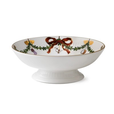 Alzata Star Fluted Christmas 18cm [8101810f]